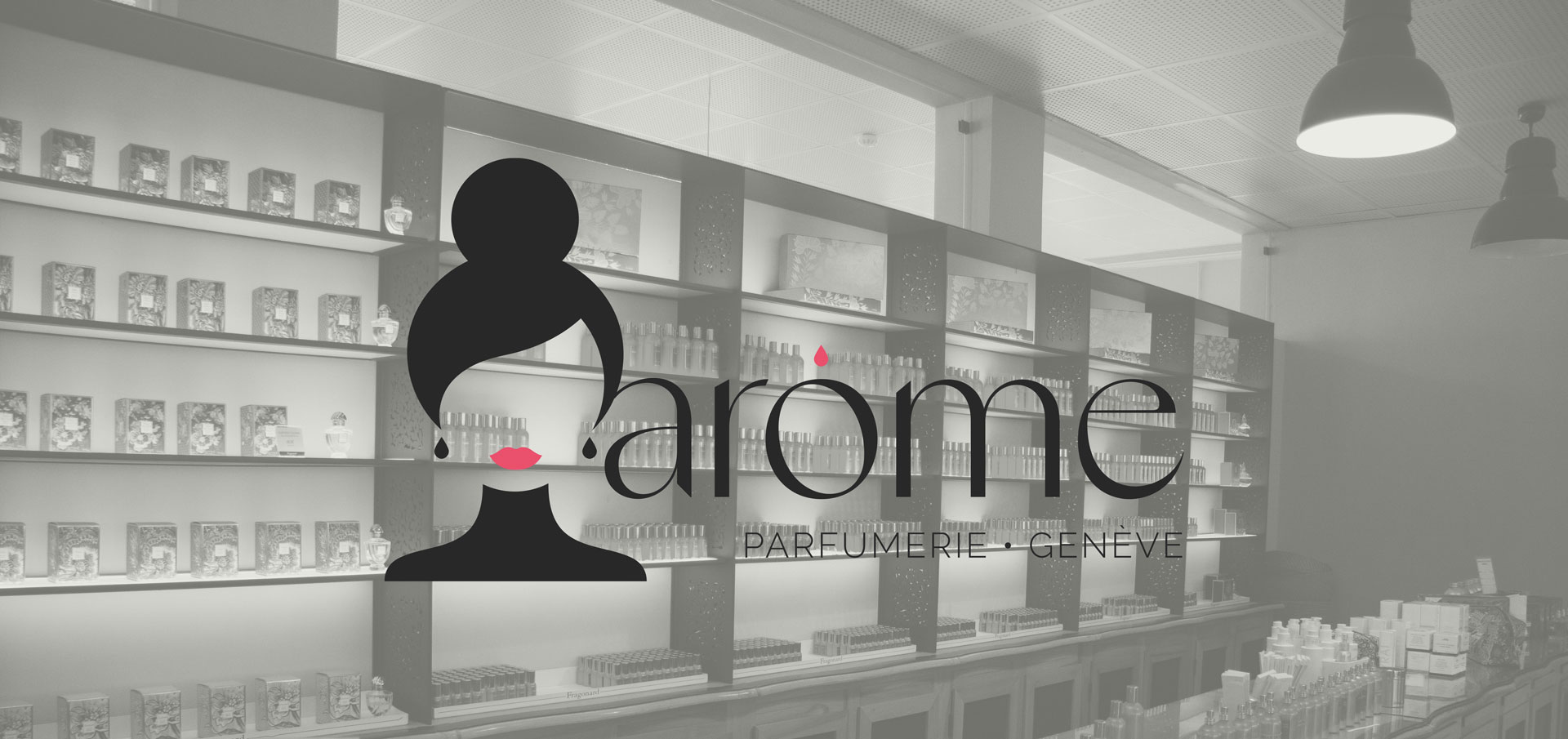 Mise en scène parfumée avec logo - direction artistique pour une identité visuelle élégante