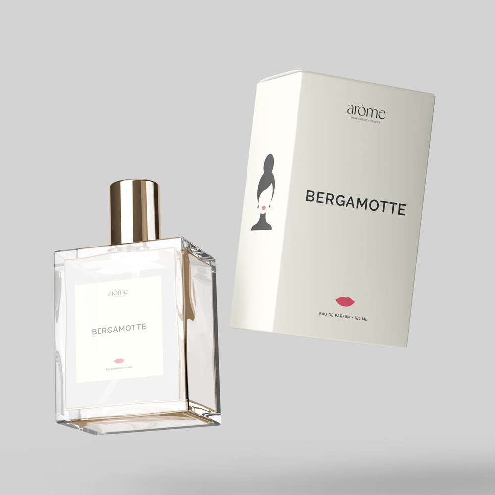 Packaging parfum - application de l’identité visuelle sur un design produit premium
